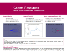 Tablet Screenshot of geant4-resources.com